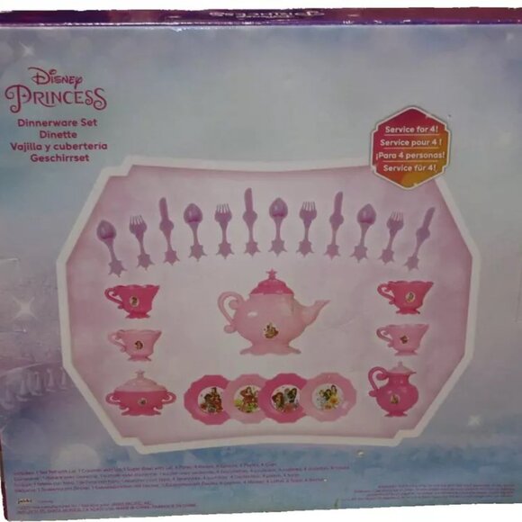 Disney Princess Dinnerware Set Service for 4 - Picture 4 of 4